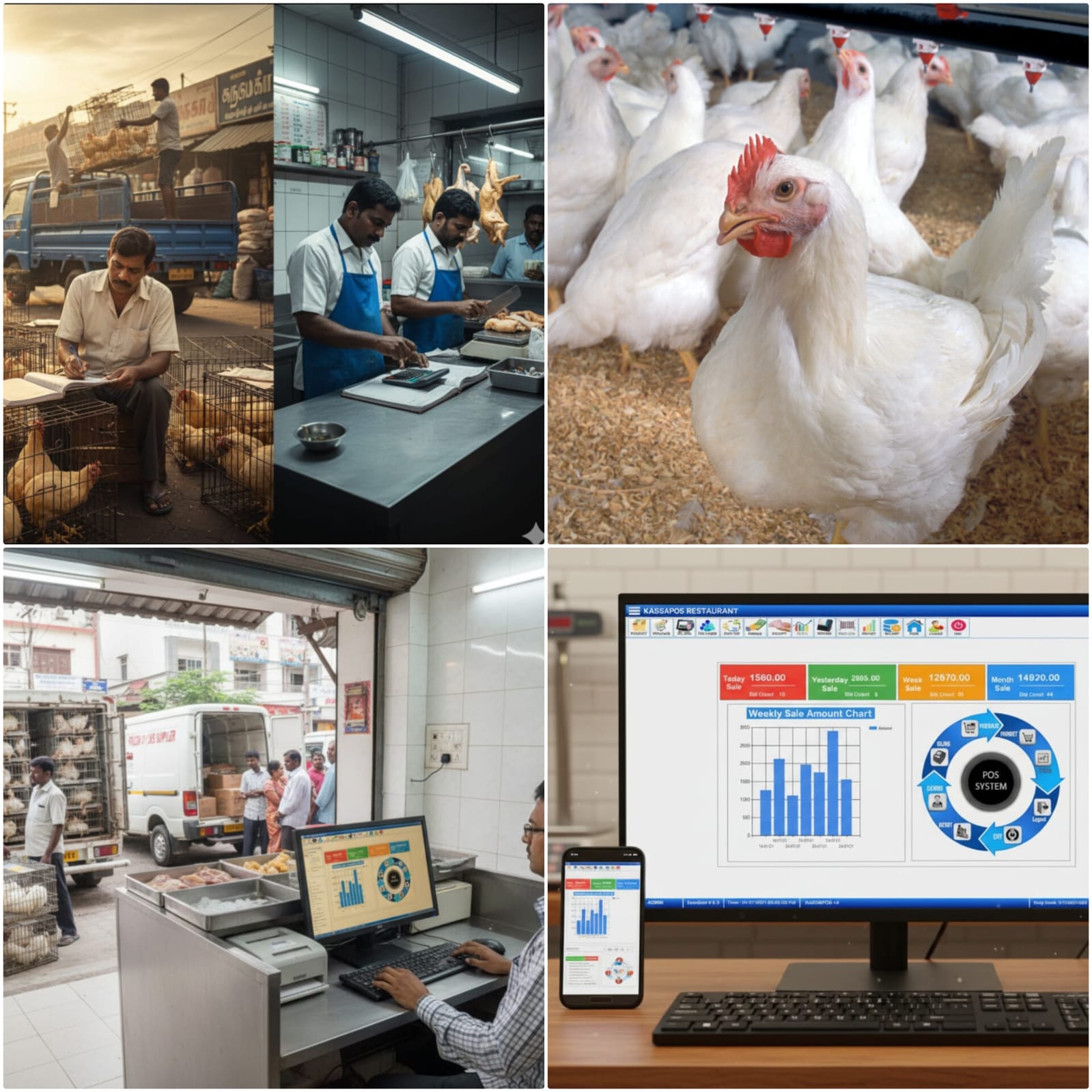 Images of big supermarket openings